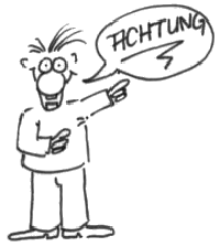 Comic Achtung